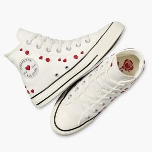 Converse Women's Chuck Taylor All-Star Valentine's Day High-Top Sneakers Sz 9.5